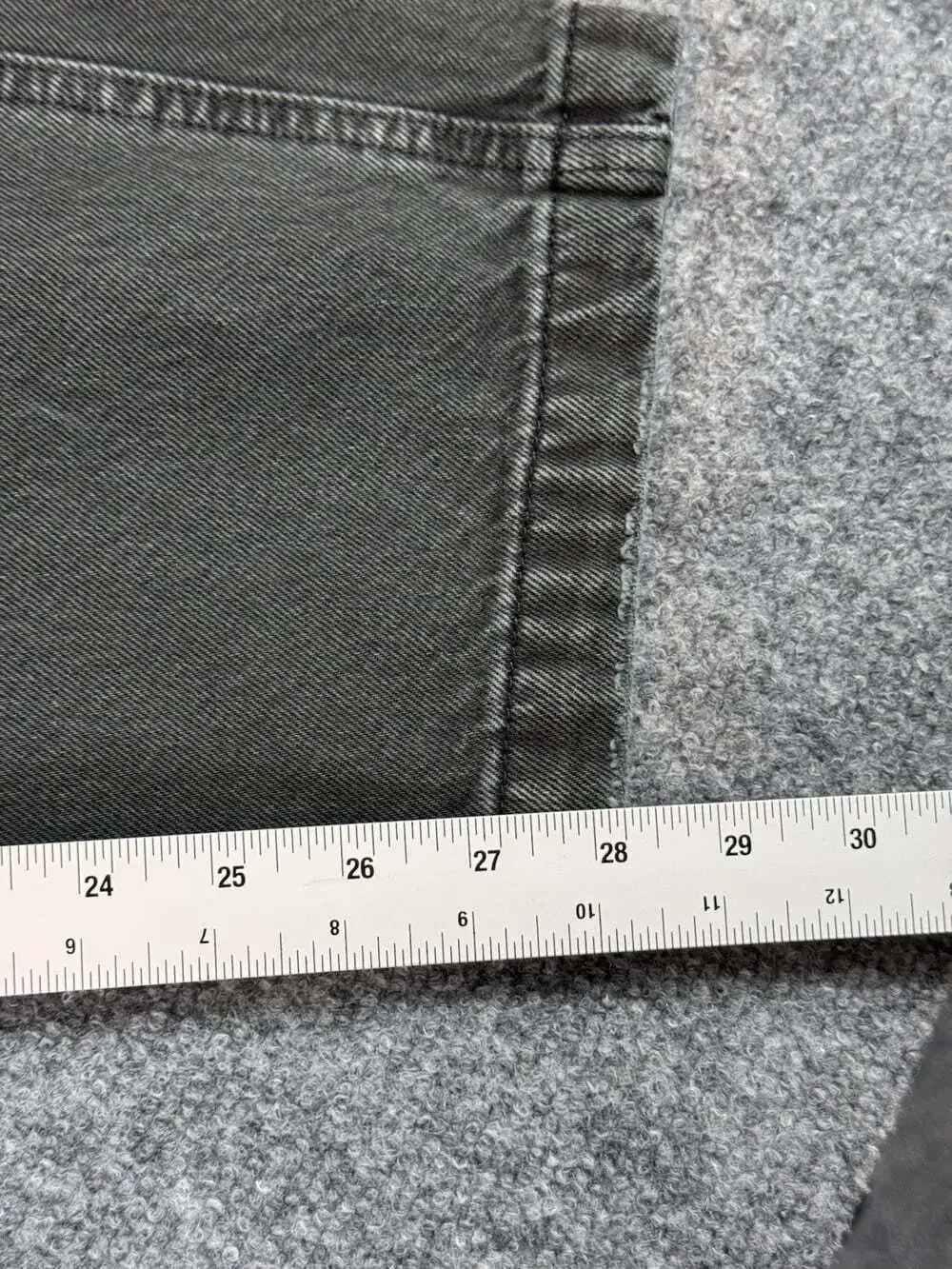 Abercrombie & Fitch Loose Straight Gray Dark Wash Denim Jeans 5-Pocket